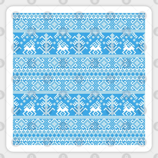 Ethnic blue ornament #6 Sticker by GreekTavern